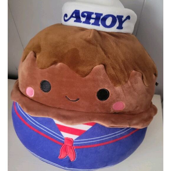 Stranger Things Netflix Squishmallow Collab 10” Plush ‘Ahoy Chocolate’ Exclusive - Picture 1 of 11